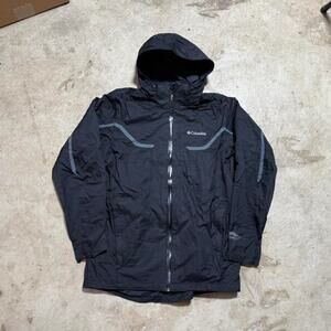 Black Columbia Omni Tech Rain Jacket